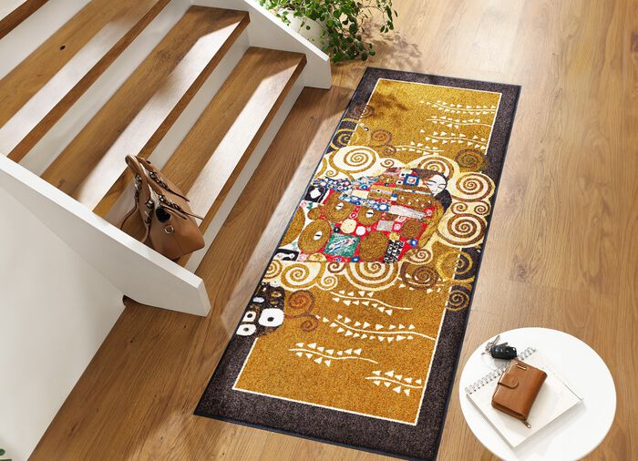 Fu&szlig;matte mit rutschsicherer Gummi-R&uuml;ckseite 