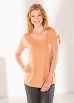 Shirt in Feinjersey APRICOT