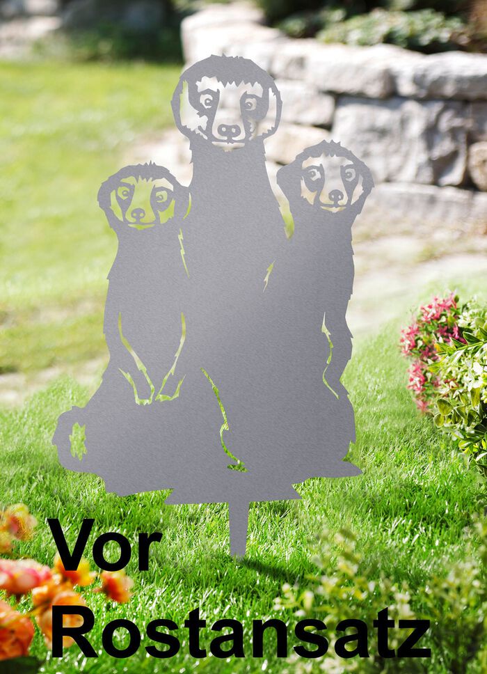 Erdm&auml;nnchen-Trio aus Spezialstahl 