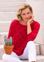 Pullover mit Rautendessin 