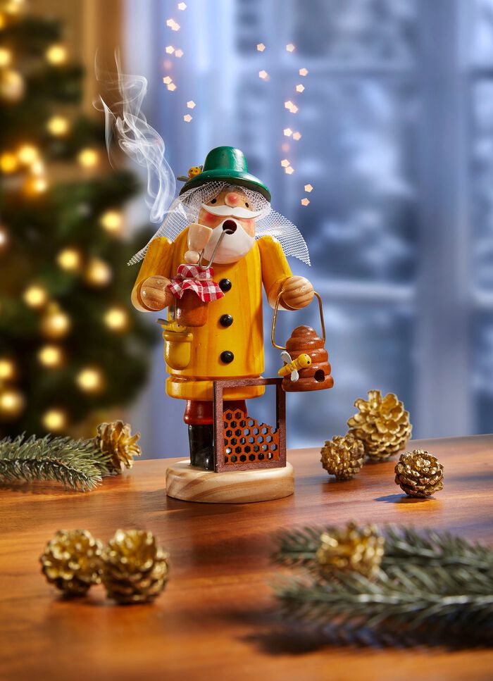 R&auml;ucherm&auml;nnchen aus Holz 