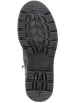 Andrea Conti Schnür-Stiefelette aus bestem Nubukleder SCHWARZ