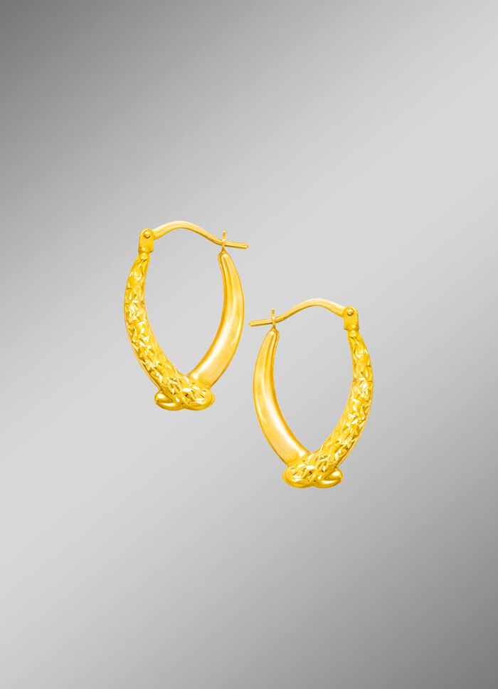 Hochgl&auml;nzende Creolen 