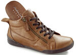 Andrea Conti, sportive Damen-Boots, mit herausnehmbarem Fußbett COGNAC