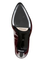 Peter Kaiser, elegante Damen-Pumps, aus Leder WEINROT