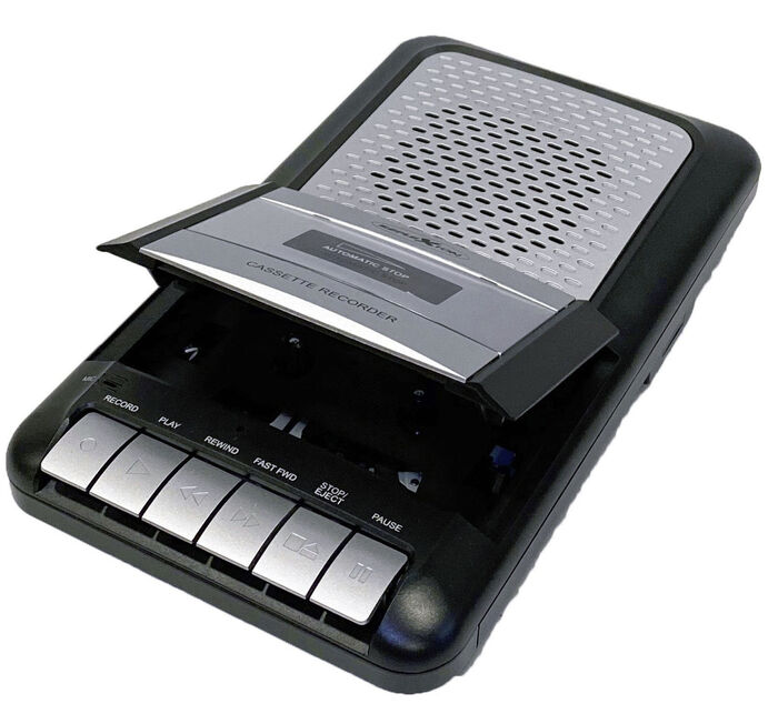 Tragbarer Kassettenrekorder 