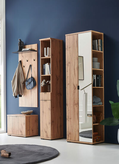 Moderne Garderobenmöbel in Wotan Eiche 