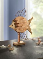 Deko-Fisch aus Treibholz und Spie&szlig;tanne 