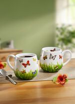 Henkelbecher aus hochwertigem Porzellan 