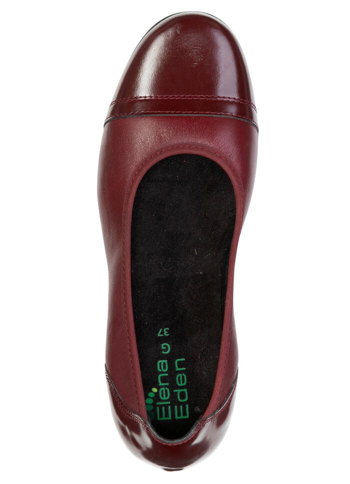 ELENA EDEN, klassische Damen-Ballerinas, Weite G, mit herausnehmbarem Fu&szlig;bett 