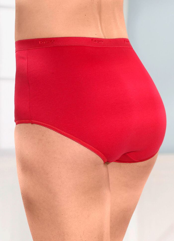 brio lingerie F&uuml;nferpack Slips mit elastischen Abschl&uuml;ssen 