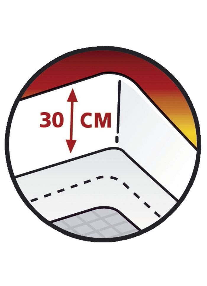 Luxus-Spannbetttuch aus feinster Baumwolle CREME