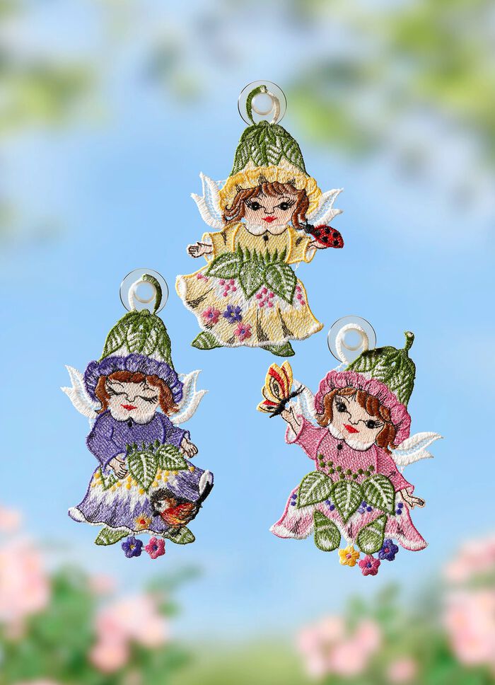 Fensterbilder Feen, 3er-Set 