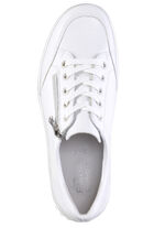 ELENA EDEN Sneaker aus genarbtem Kalbleder WEISS