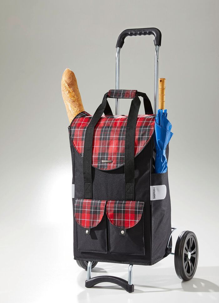 Profi-Einkaufsroller mit extragro&szlig;en R&auml;dern 