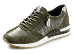Schnürschuh mit herausnehmbarem Fußbett KHAKI