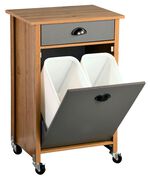 K&uuml;chenwagen mit M&uuml;lltrennsystem 