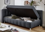 Studioliege mit Kissen und Bettkasten ANTHRAZIT