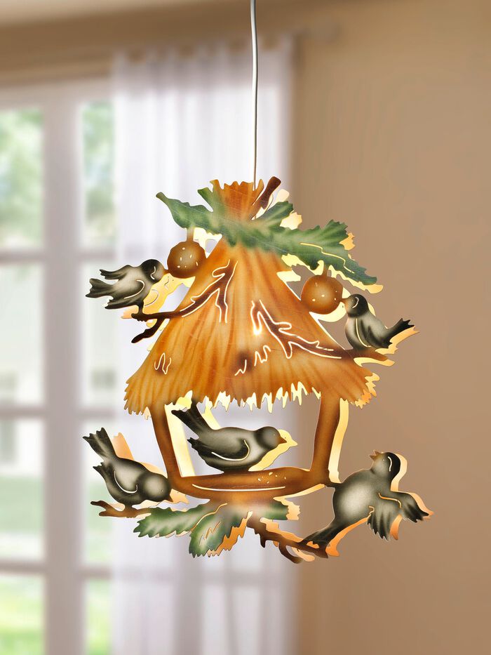 Beleuchtetes Fensterbild 