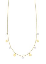 Stilvolle Halskette mit Zirkonia 