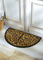 Rutschhemmende Schmutzfangmatte NATUR-SCHWARZ