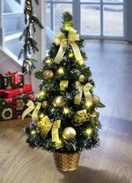 Beleuchteter Weihnachtsbaum 