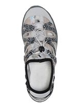 ELENA EDEN Sandale mit Textilbord&uuml;re 