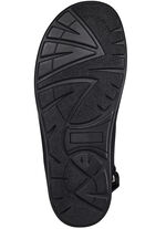 Waldläufer, bequeme Damen-Sandalen, Weite H, mit herausnehmbarem Fußbett SCHWARZ