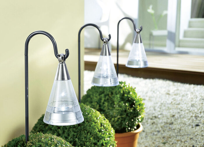 Solar-Pendelleuchte mit Ein-/Ausschalter 