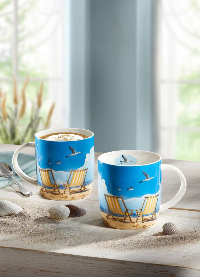 Henkelbecher aus hochwertigem Porzellan 