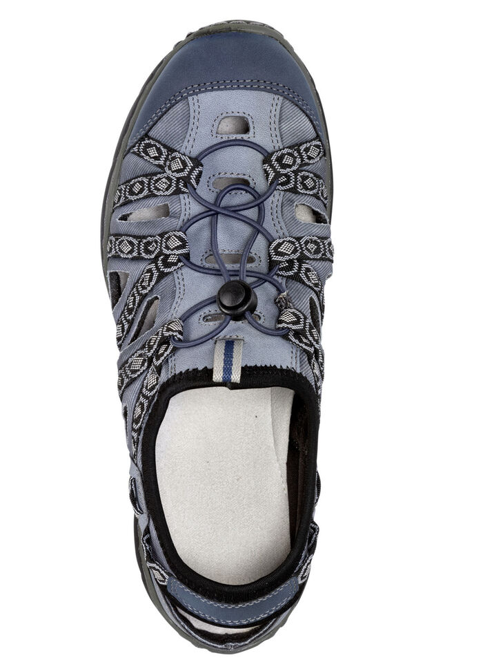 ELENA EDEN Sandale mit Textilbordüre JEANS