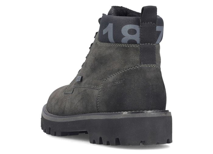 Rieker, gef&uuml;tterte Herren-Boots, Winterschuhe, Weite H, mit Rei&szlig;verschluss 