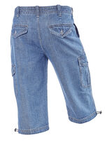Jeans-Bermudas mit Cargotaschen in 3 Farben HELLJEANS