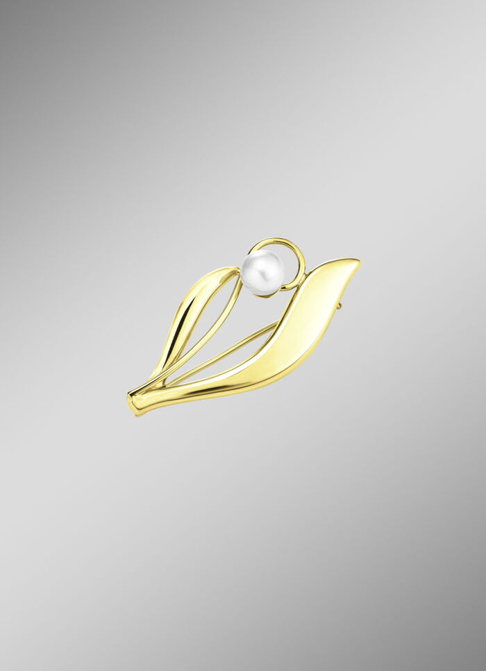 Wundervolle Anstecknadel mit S&uuml;&szlig;wasser-Zuchtperle 