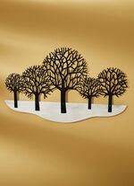 Wanddekoration aus Eisen 