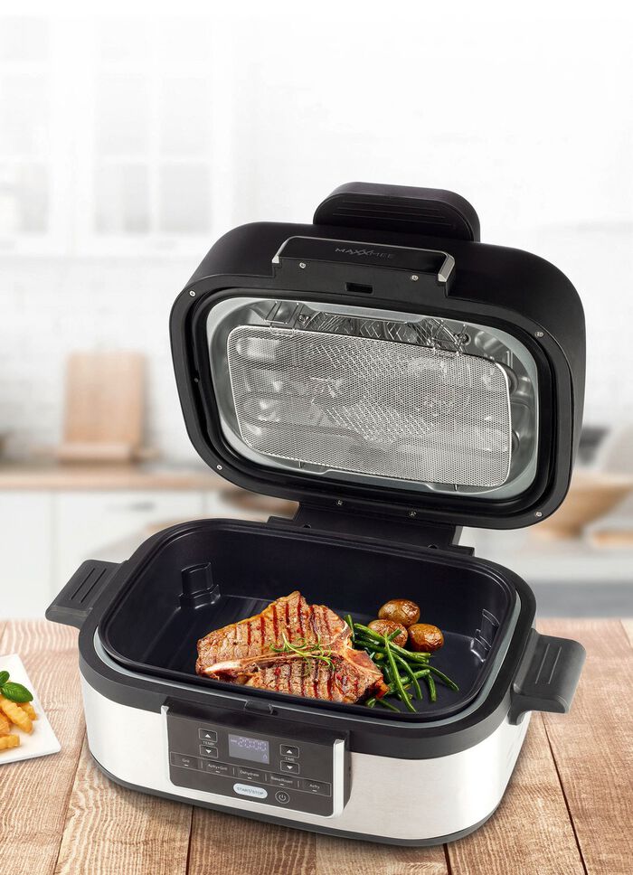 Ein Muss f&uuml;r alle Grillfans: Multigrill mit Hei&szlig;luft 