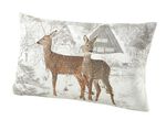 Kissenbezug mit Reißverschluss REHE IM SCHNEE