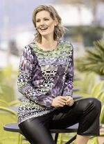 Shirt mit farbbrillantem Inkjet-Druck 