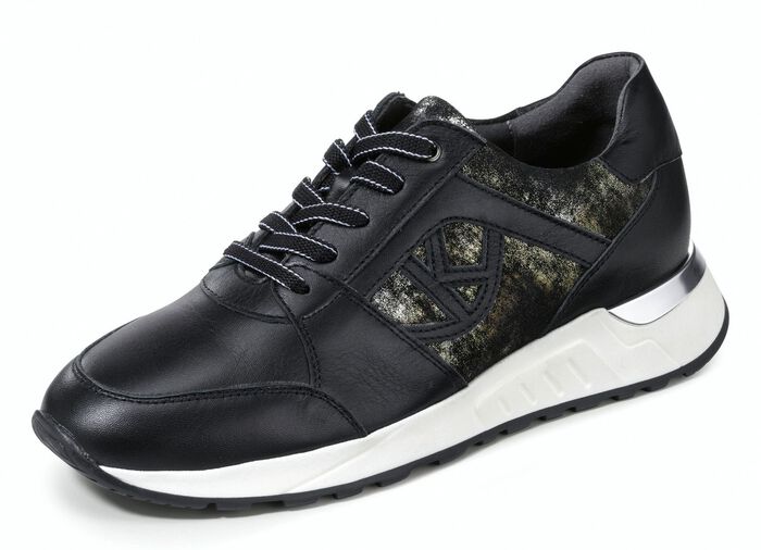 Sneaker im modischem Design SCHWARZ