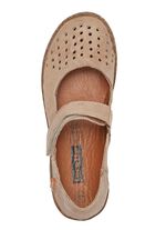 ELENA EDEN Slipper aus schattiertem Nappaleder SAND