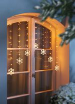 LED-Vorhang Schneeflocken 
