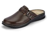 Mubb, bequeme Herren-Clogs, Weite H, mit herausnehmbarem Fu&szlig;bett MOKKA
