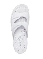 Zweierpack klassische Damen-Pantoletten, Weite H, mit Klettverschluss 