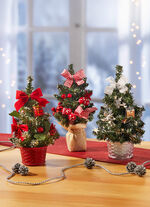 Mini-Weihnachtsbäume, 3er-Set 