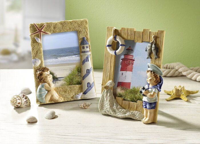 Bilderrahmen aus Polyresin, 2er-Set 