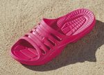 Badeschuhe mit Massage-Fu&szlig;bett FUCHSIA