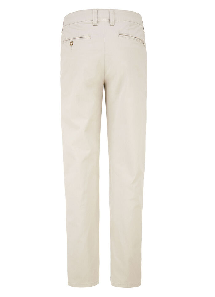 Komfortable Hose mit Dehnbund in 3 Farben BEIGE