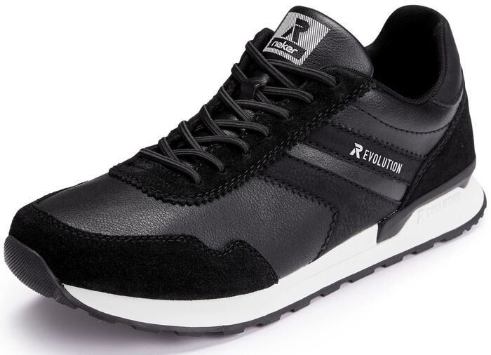 Schn&uuml;r-Sneaker mit herausnehmbarem Textilfu&szlig;bett 