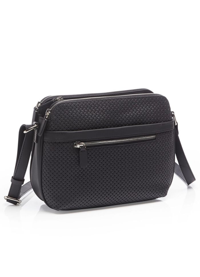 Laurina Tasche aus schwarzem Kalbleder 