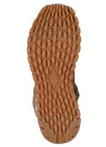 SKECHERS, gef&uuml;tterte Damen-Boots, Winterschuhe, mit flauschigem Pl&uuml;schkragen BRAUN